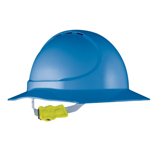 HPFPRGT11.BLU Force360 GT11 Type 1 ABS Vented Broad Brim Hard Hat with Ratchet Harness Blue