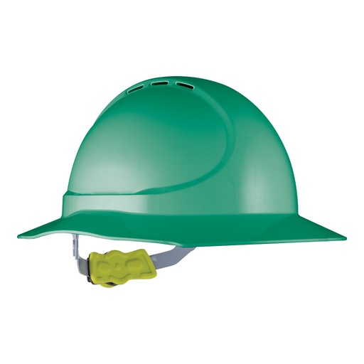 HPFPRGT11.GRN Force360 GT11 Type 1 ABS Vented Broad Brim Hard Hat with Ratchet Harness Green