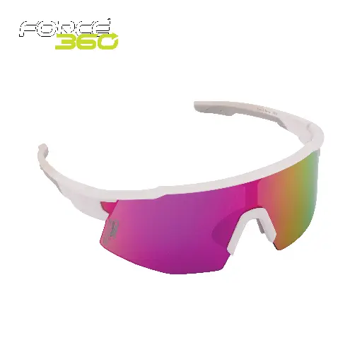 EFPR791 Force360 Killa Safety Spec Red Flash Lens White Frame