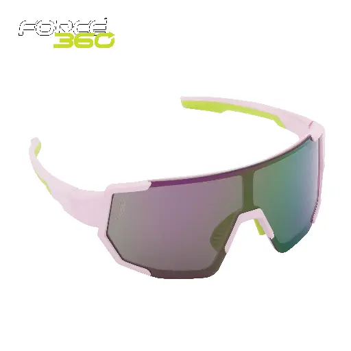EFPR794 Force360 Slaya Safety Spec Smoke Purple Lens Pink Frame