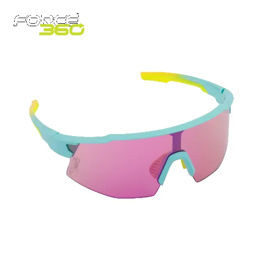 EFPR792 Force360 Killa Safety Spec Pink Purple Lens Blue Yellow Frame 