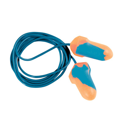 HWRX962 Force360 T-Shaped Foodsafe Metal Detectable Corded Disposable Earplug Class 5, 27dB (100 pair)
